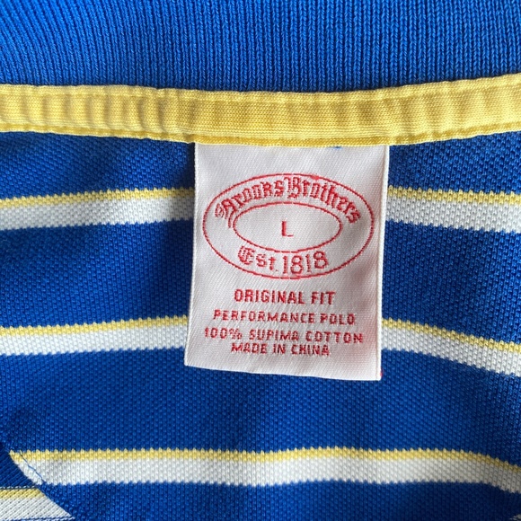 Brooks Brothers Striped Performance Polo Original Fit Large - Picture 6 of 8